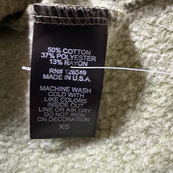 Aviator Nation Lightning Bolt Camo Cropped Sweatshirt | XS | Made in USA - Picture 11 of 12